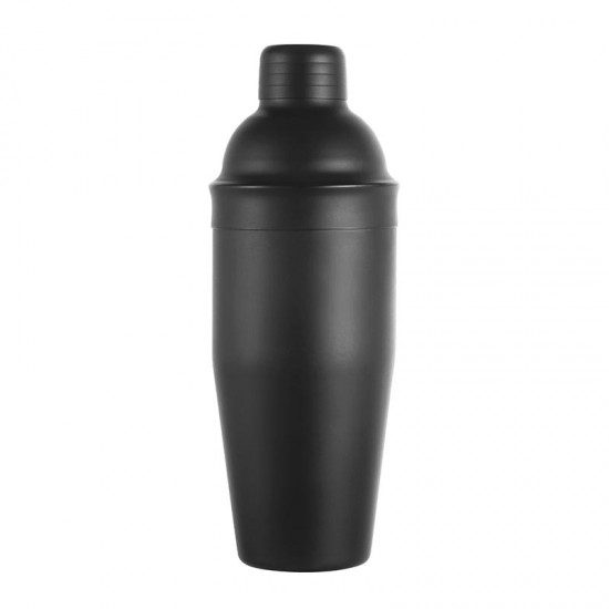 Biradlı BRD-700 Paslanmaz Çelik Kokteyl Shaker, 700 ml, Siyah